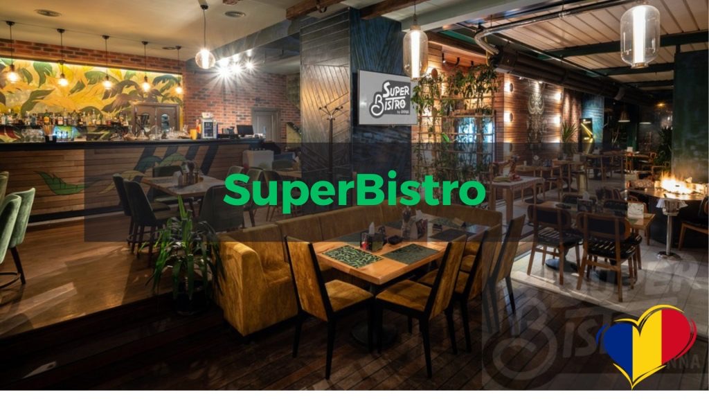 Interiorul ANNA SuperBistro din Târgu Jiu, prezentat pe site-ul oficial al grupului Anna.