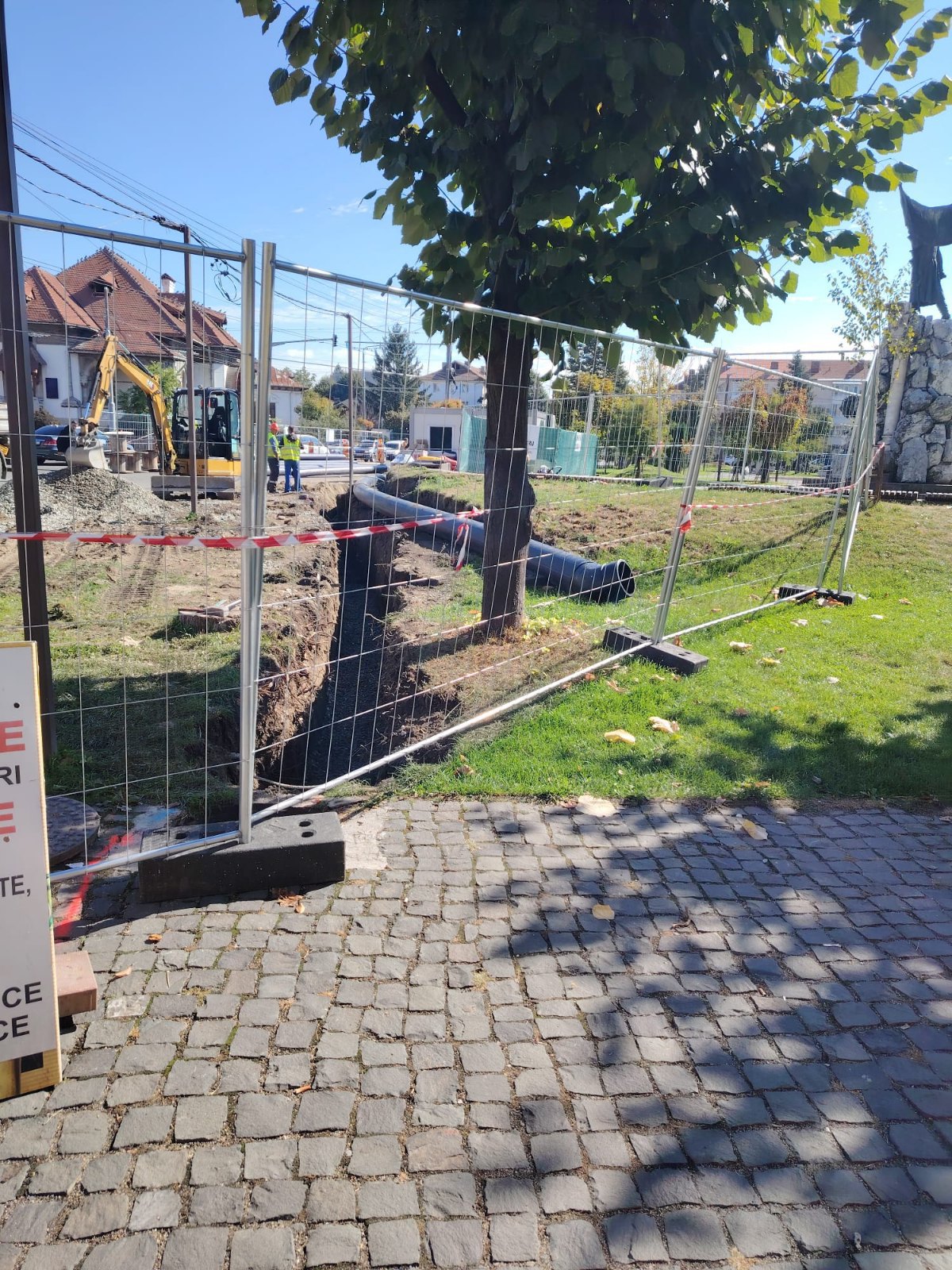 Lucrări și împrejmuiri temporare în Parcul Tudor Vladimirescu, 15 octombrie 2026