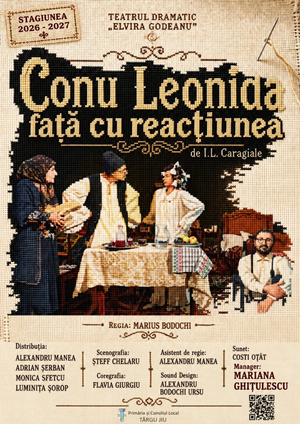 Afișul oficial: CONU LEONIDA FAȚĂ CU REACȚIUNEA