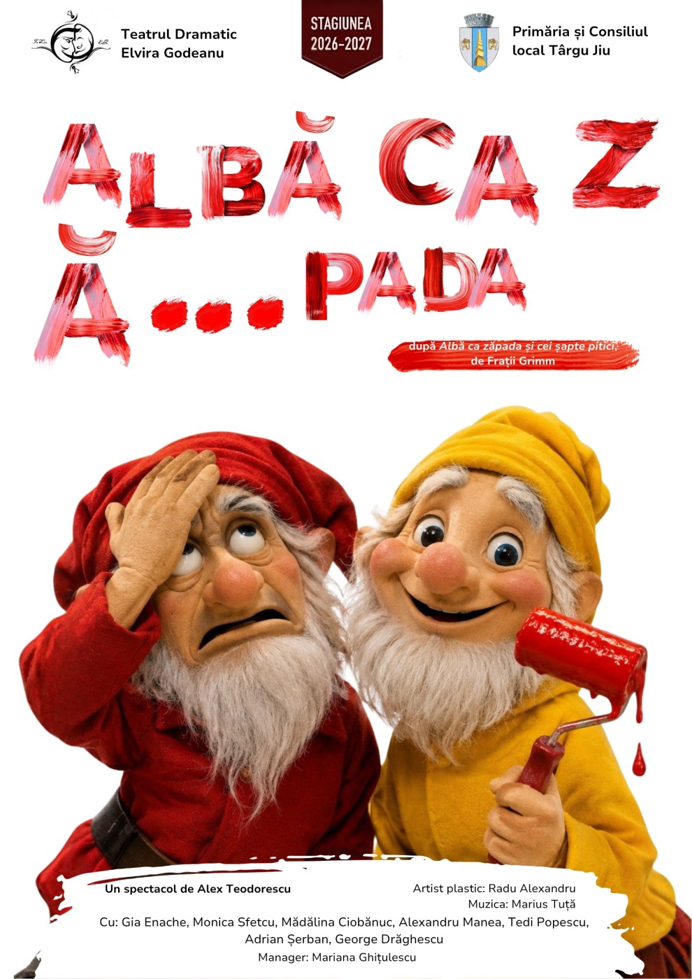 Afișul oficial: ALBĂ CA ZĂPADA